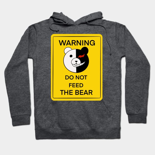 Do not feed the bear! Hoodie by Emily 